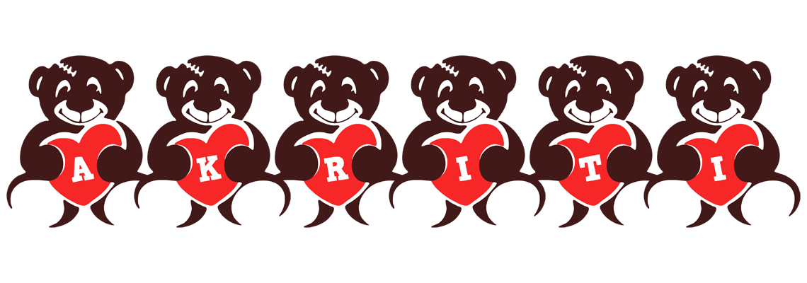 Akriti bear logo