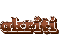 Akriti brownie logo