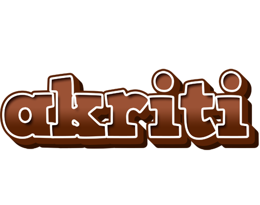 Akriti brownie logo