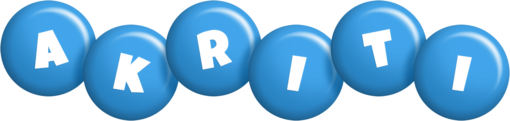 Akriti candy-blue logo