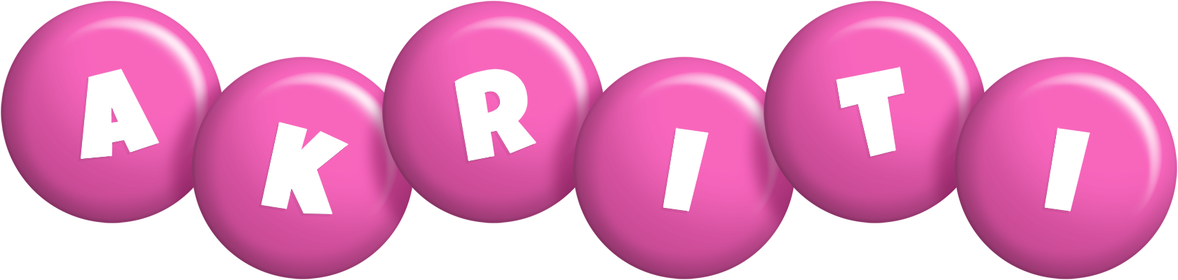Akriti candy-pink logo