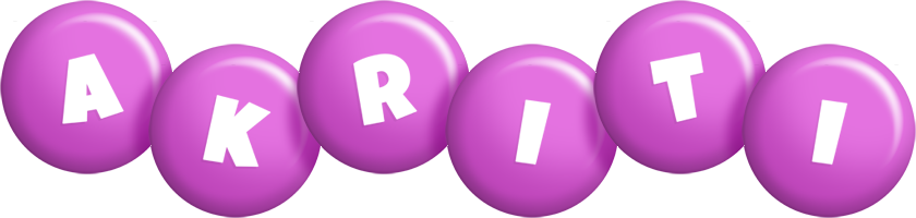 Akriti candy-purple logo