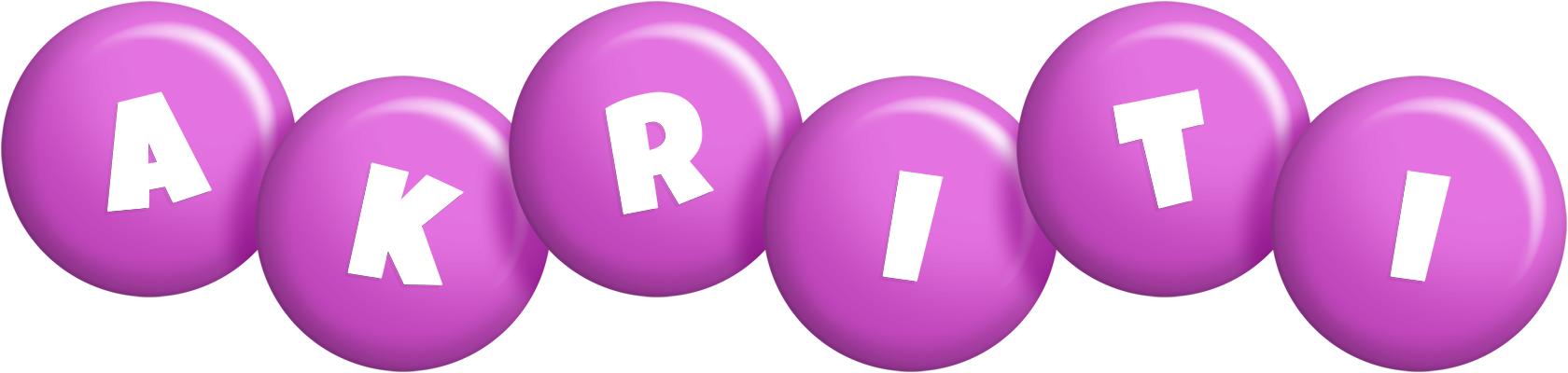 Akriti candy-purple logo