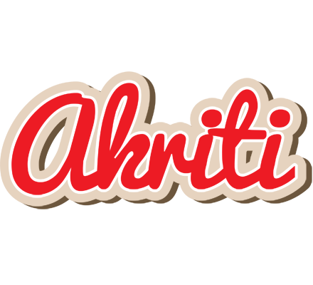 Akriti chocolate logo