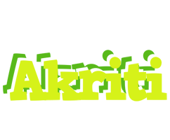 Akriti citrus logo