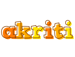 Akriti desert logo