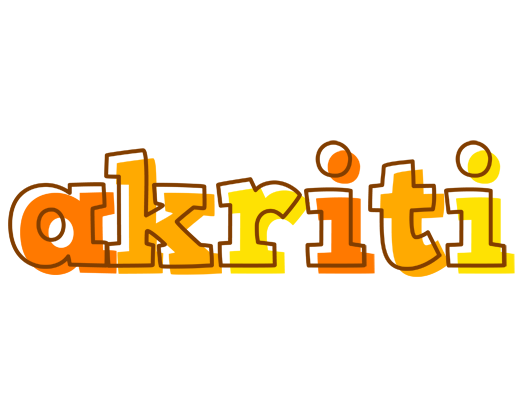 Akriti desert logo