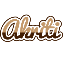 Akriti exclusive logo