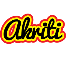 Akriti flaming logo