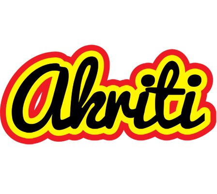 Akriti flaming logo