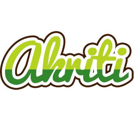 Akriti golfing logo