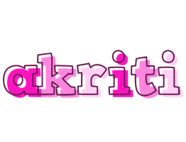 Akriti hello logo