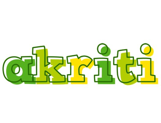 Akriti juice logo