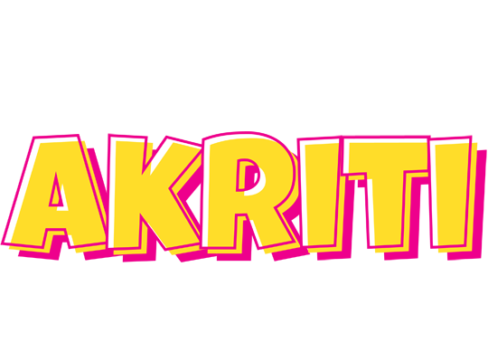 Akriti kaboom logo