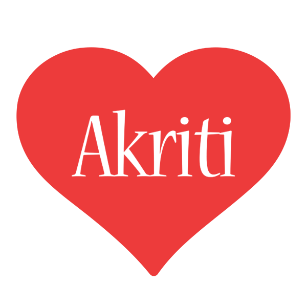 Akriti love logo