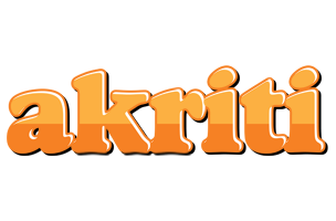 Akriti orange logo