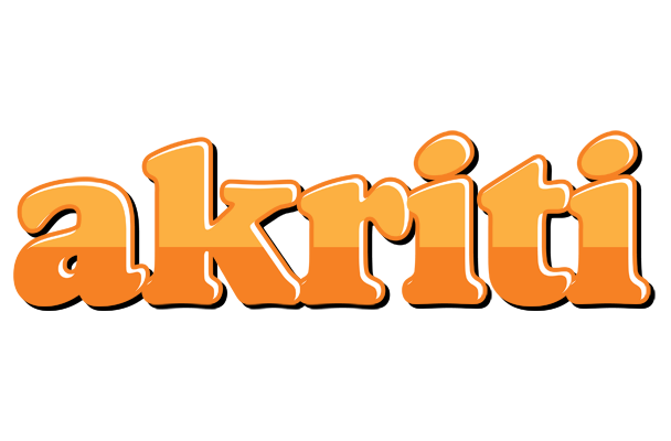 Akriti orange logo