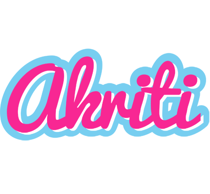 Akriti popstar logo