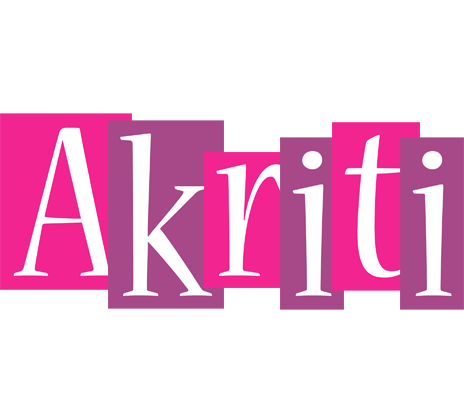 Akriti whine logo