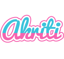 Akriti woman logo