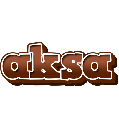 Aksa brownie logo