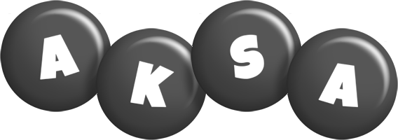 Aksa candy-black logo