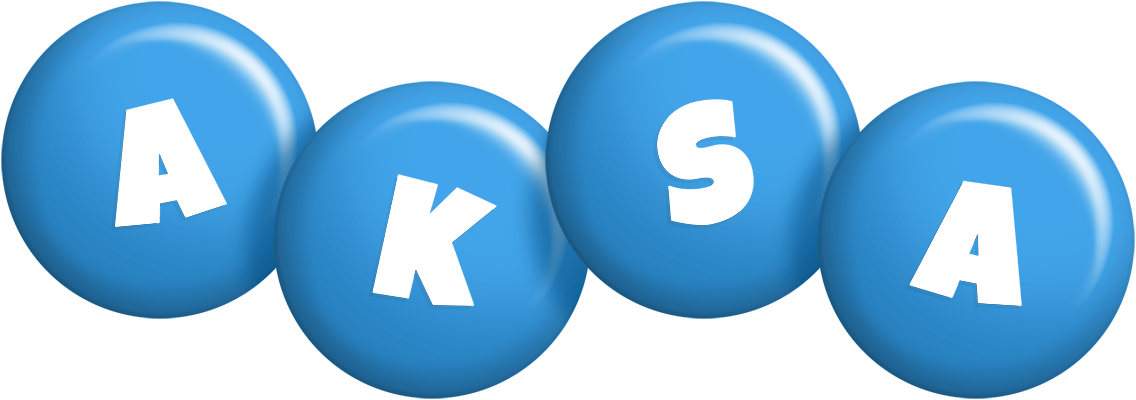 Aksa candy-blue logo