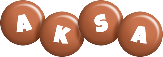Aksa candy-brown logo