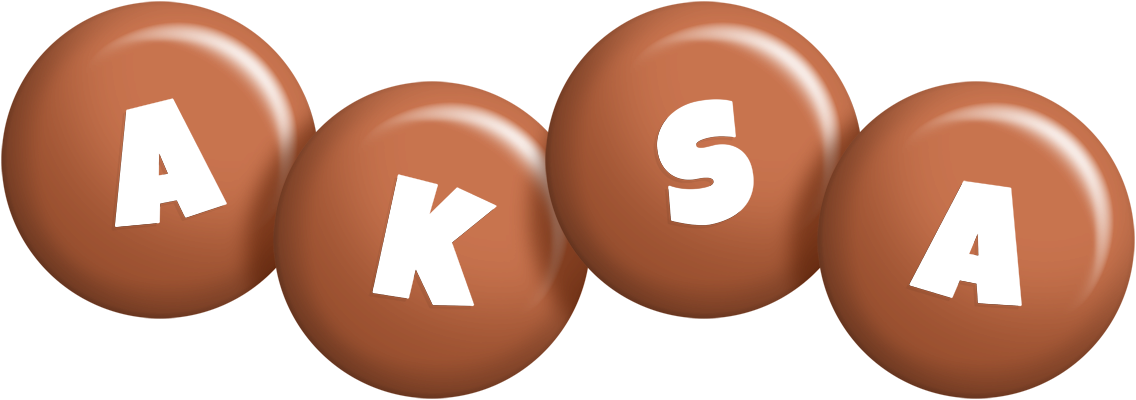 Aksa candy-brown logo