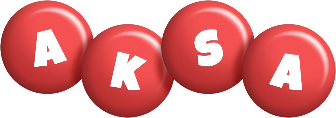 Aksa candy-red logo