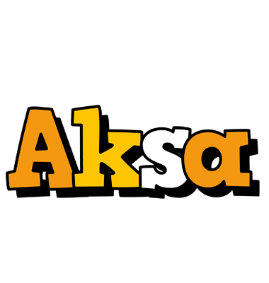 Aksa cartoon logo