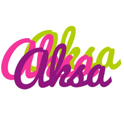 Aksa flowers logo
