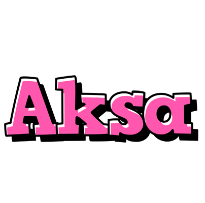 Aksa girlish logo