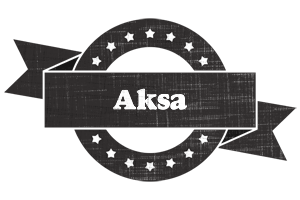 Aksa grunge logo