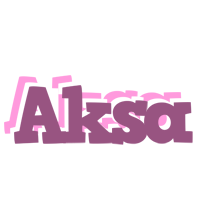 Aksa relaxing logo