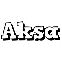Aksa snowing logo