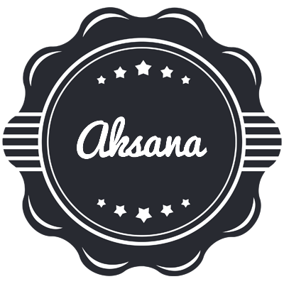 Aksana badge logo