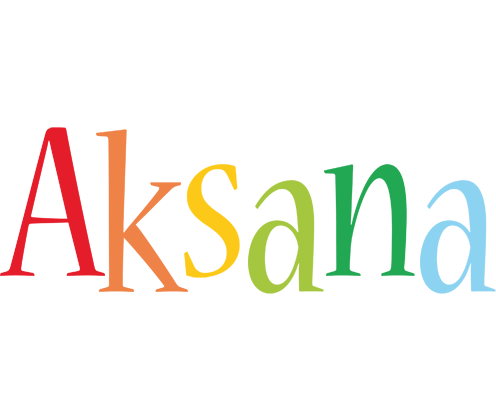 Aksana birthday logo