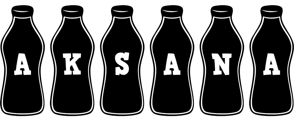 Aksana bottle logo