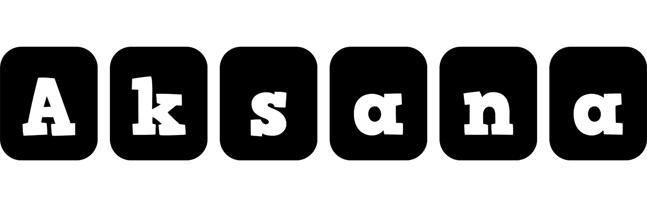 Aksana box logo