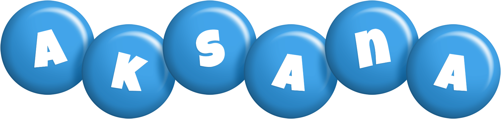Aksana candy-blue logo