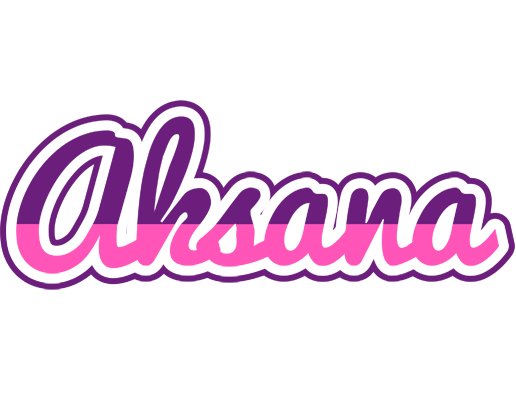 Aksana cheerful logo