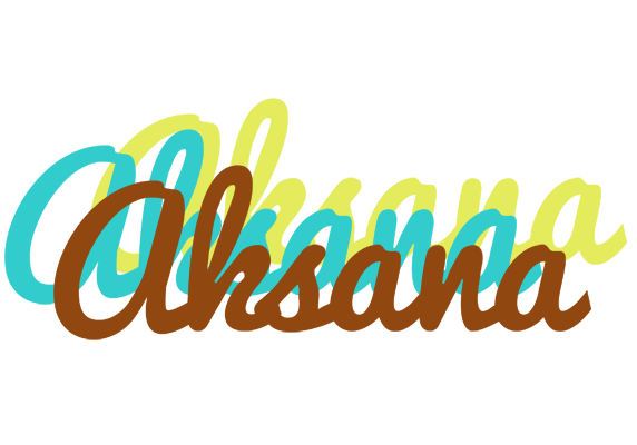 Aksana cupcake logo