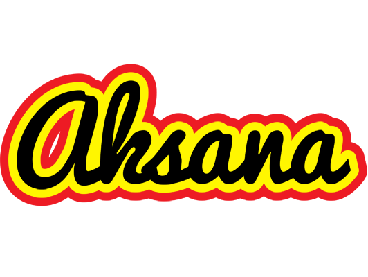 Aksana flaming logo