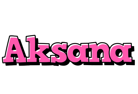 Aksana girlish logo