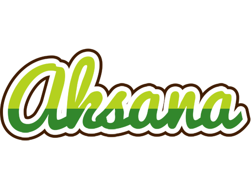 Aksana golfing logo