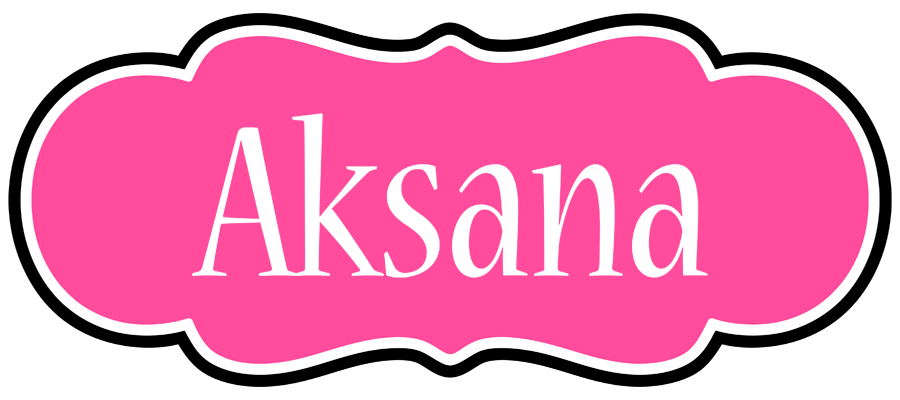 Aksana invitation logo