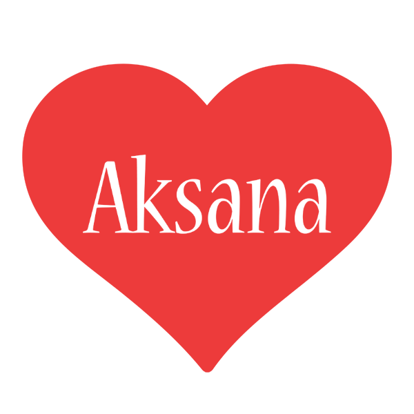 Aksana love logo