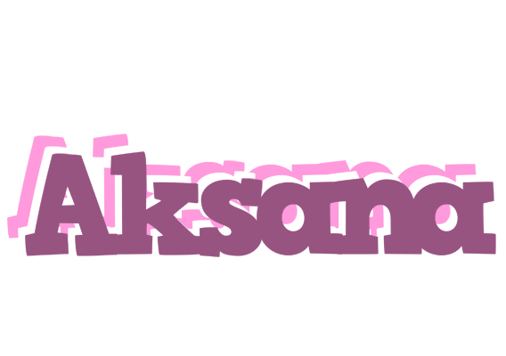 Aksana relaxing logo