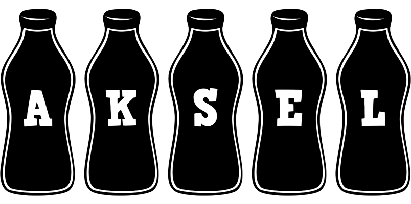 Aksel bottle logo